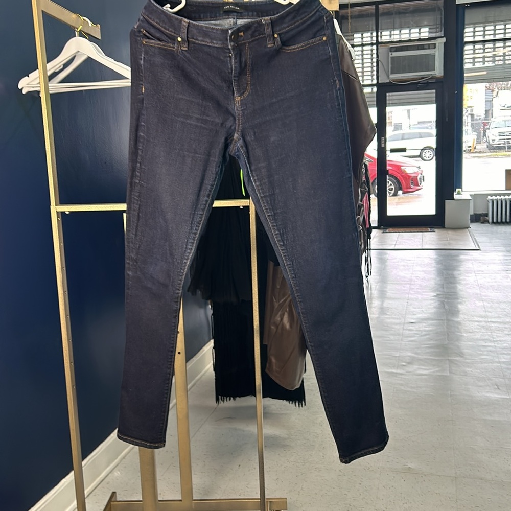 Ann Taylor dark blue denim size 28 in waist very little stretch. - Picture 4 of 4